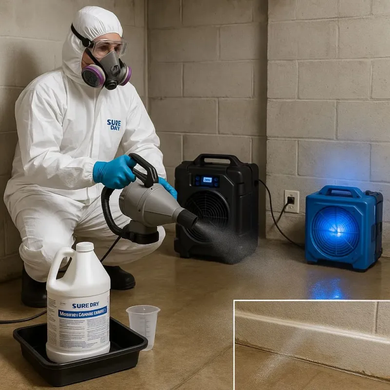 Sanitization and Odor Removal process in River Oaks, TX