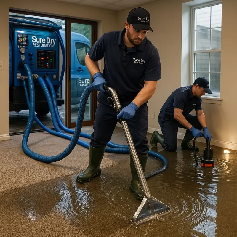 Water Extraction and Removal process in River Oaks, TX